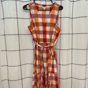 Jcrew plaid dress